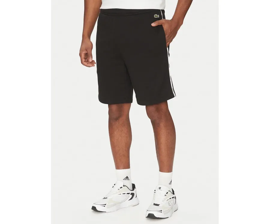 obrazek 1 Lacoste Szorty sportowe GH9896 Czarny Regular Fit
