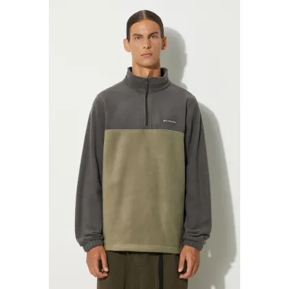 Zdjęcie Columbia bluza polarowa Steens Mountain Half Zip kolor szary gładka 1620191