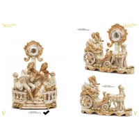 Picture A pair of violinists on the balcony with a clock and Swarovski roses - Valle d'oro Patchi