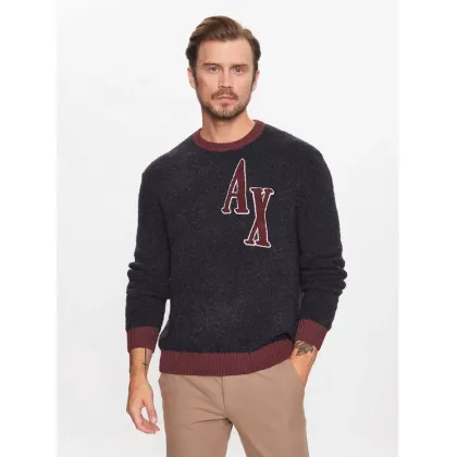 Zdjęcie Armani Exchange Sweter 6RZM2B ZM3GZ 1510 Granatowy Regular Fit