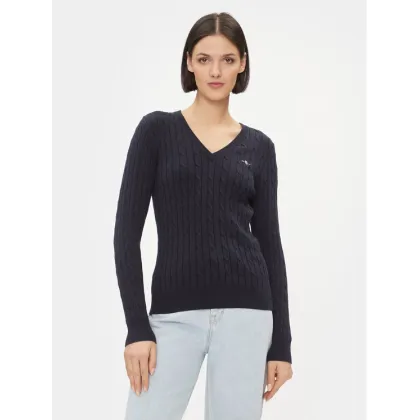 Zdjęcie Gant Sweter 4800101 Granatowy Slim Fit
