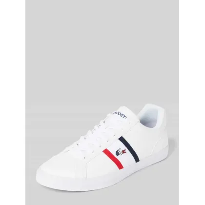 Zdjęcie Sneakersy skórzane z wyhaftowanym logo model ‘LEROND’