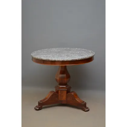 Zdjęcie William IV środkowy stół z szarym marmurowym blatem z 1830 roku