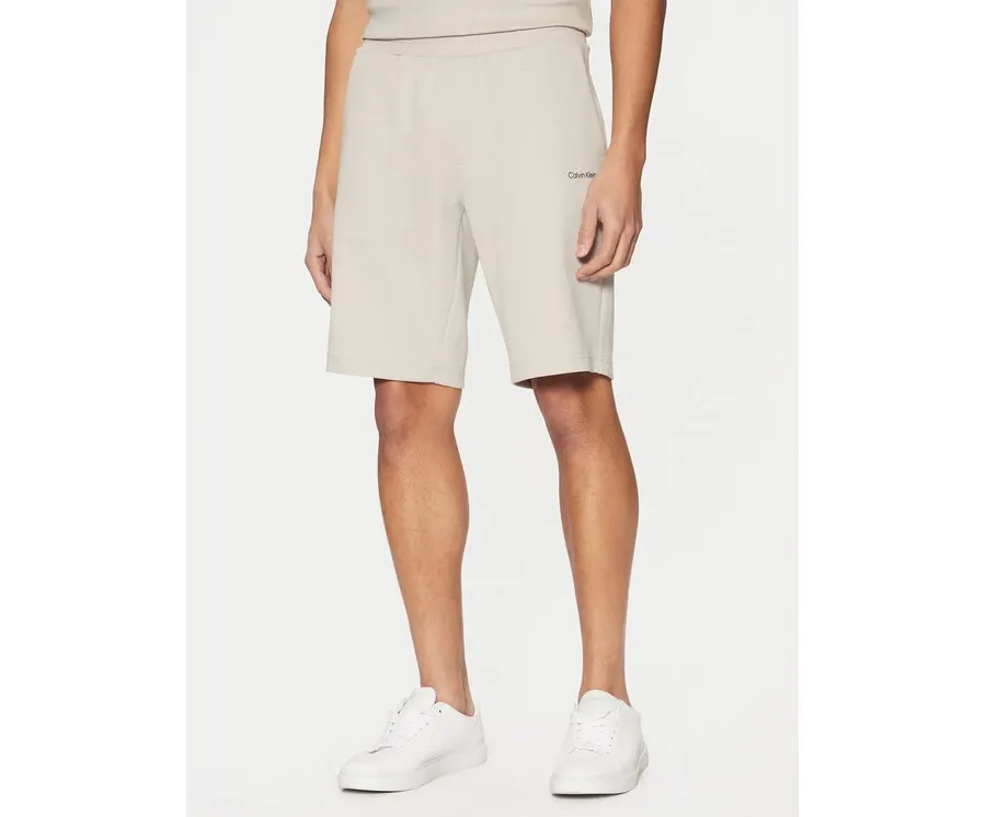 obrazek 1 Calvin Klein Szorty sportowe Micro Logo K10K111208 Beżowy Regular Fit