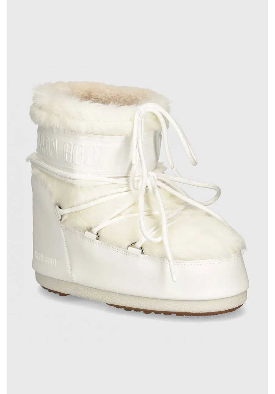 obrazek 1 Moon Boot śniegowce MB ICON LOW FAUX FUR kolor biały 80D1409390 A002
