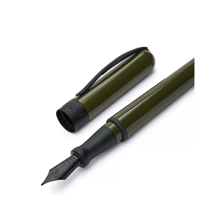 obrazek 1 Włoskie pióro wieczne Avatar Ur - Glossy Black F Military Green