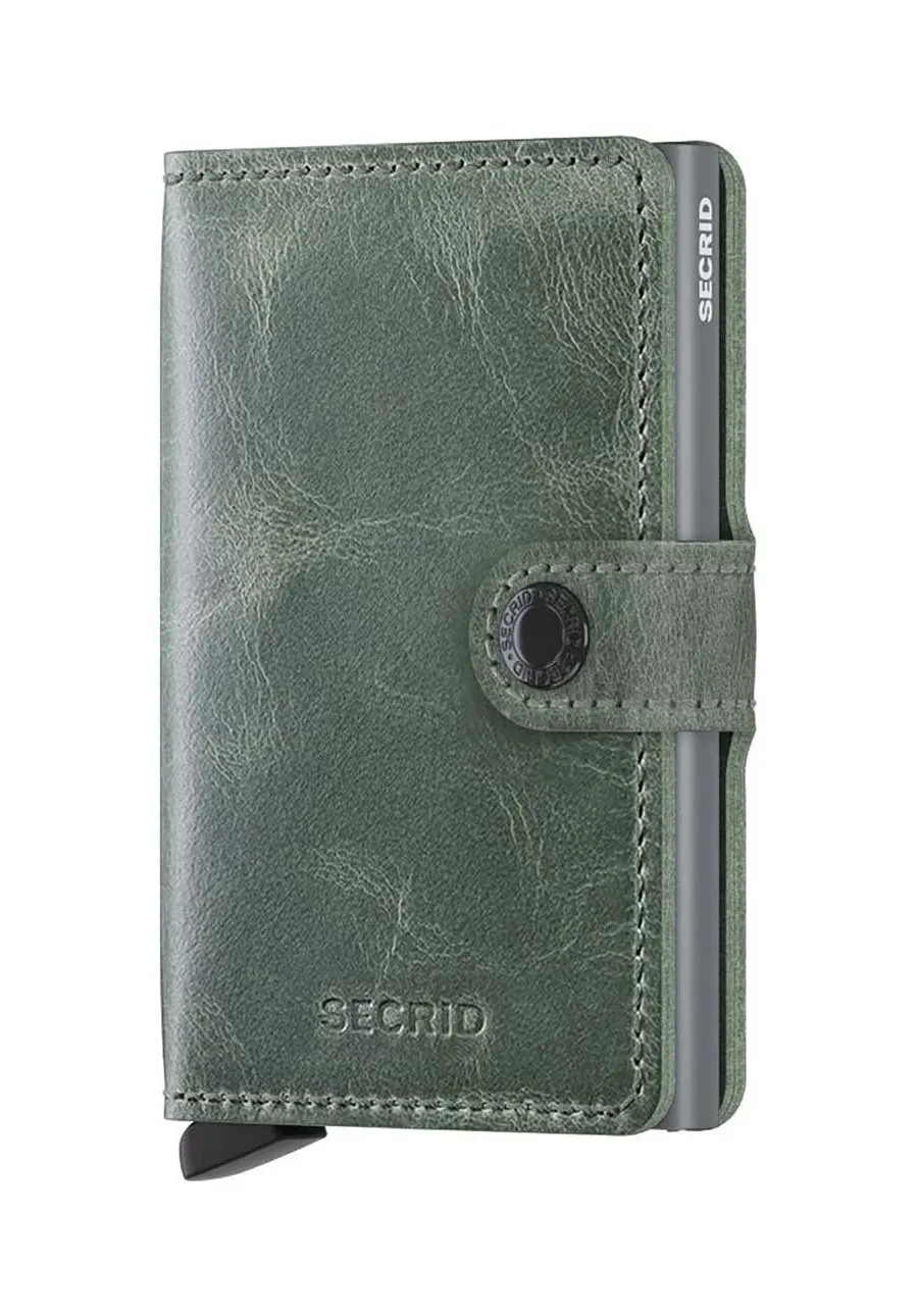 obrazek 1 Secrid portfel skórzany Miniwallet Vintage Sage kolor zielony