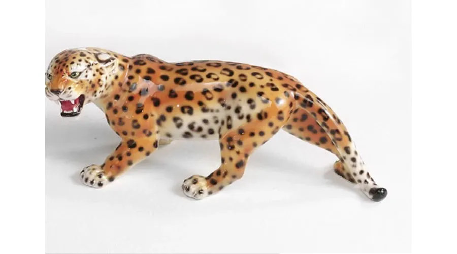 obrazek 1 Elegancka figurka przyczajonego lamparta - Il Gattopardo