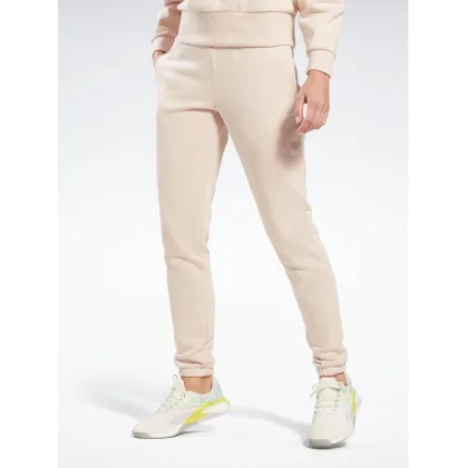 Zdjęcie Reebok Spodnie dresowe Fleece IC3502 Beżowy Slim Fit