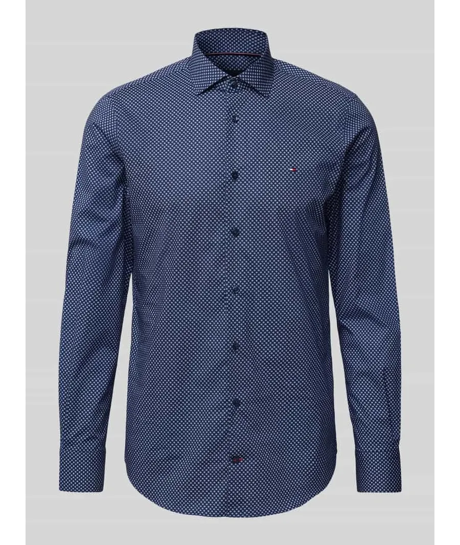 obrazek 1 Koszula biznesowa o kroju slim fit z listwą guzikową