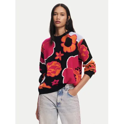 Zdjęcie Desigual Sweter Niagara 24WWJF32 Kolorowy Regular Fit