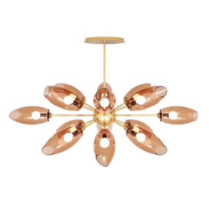 Zdjęcie Wyjątkowa designerska lampa wisząca do salonu lub pokoju