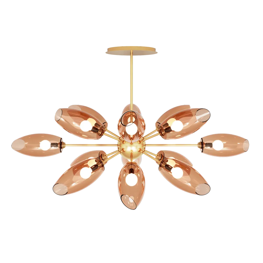 obrazek 1 Wyjątkowa designerska lampa wisząca do salonu lub pokoju