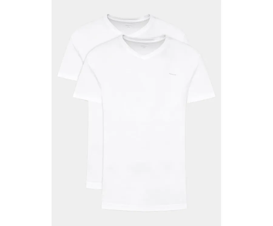 obrazek 1 Gant Komplet 2 t-shirtów 900002018 Biały Regular Fit