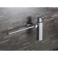 Picture A unique towel holder with a dispenser for the bathroom