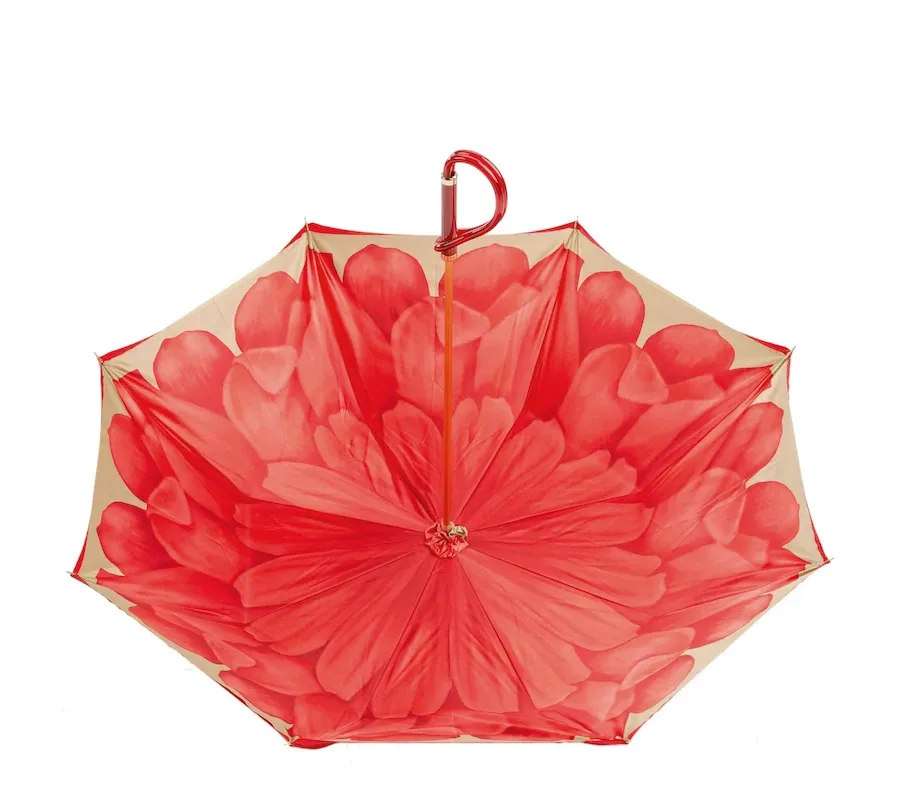obrazek 6 Piękny stylowy czerwony parasol damski - Pasotti