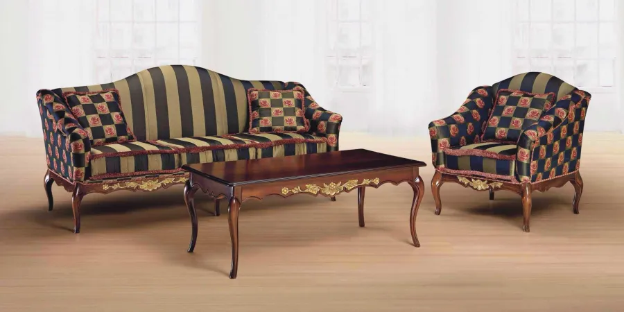 obrazek 1 Elitarna antyczna trzyosobowa sofa do salonu – Morello Gianpaolo