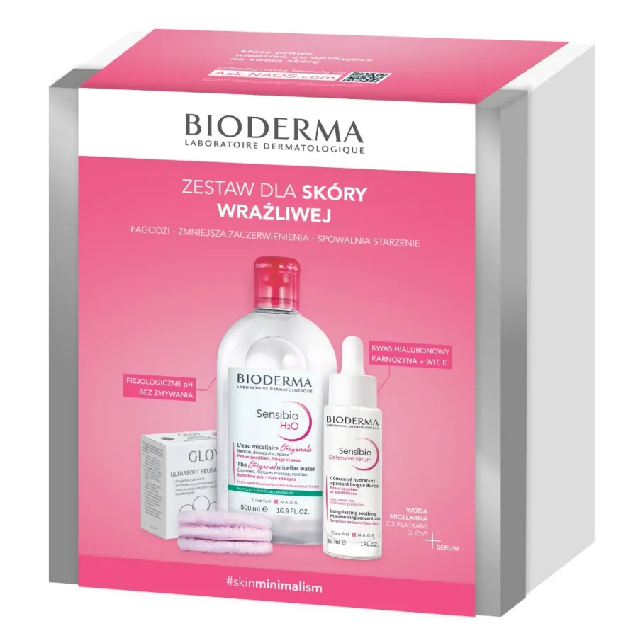 obrazek 1 Bioderma Sensibio Zestaw dermokosmetyków do skóry wrażliwej i naczynkowej