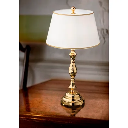 Zdjęcie genialna lampa biurowa z plisowanym kloszem