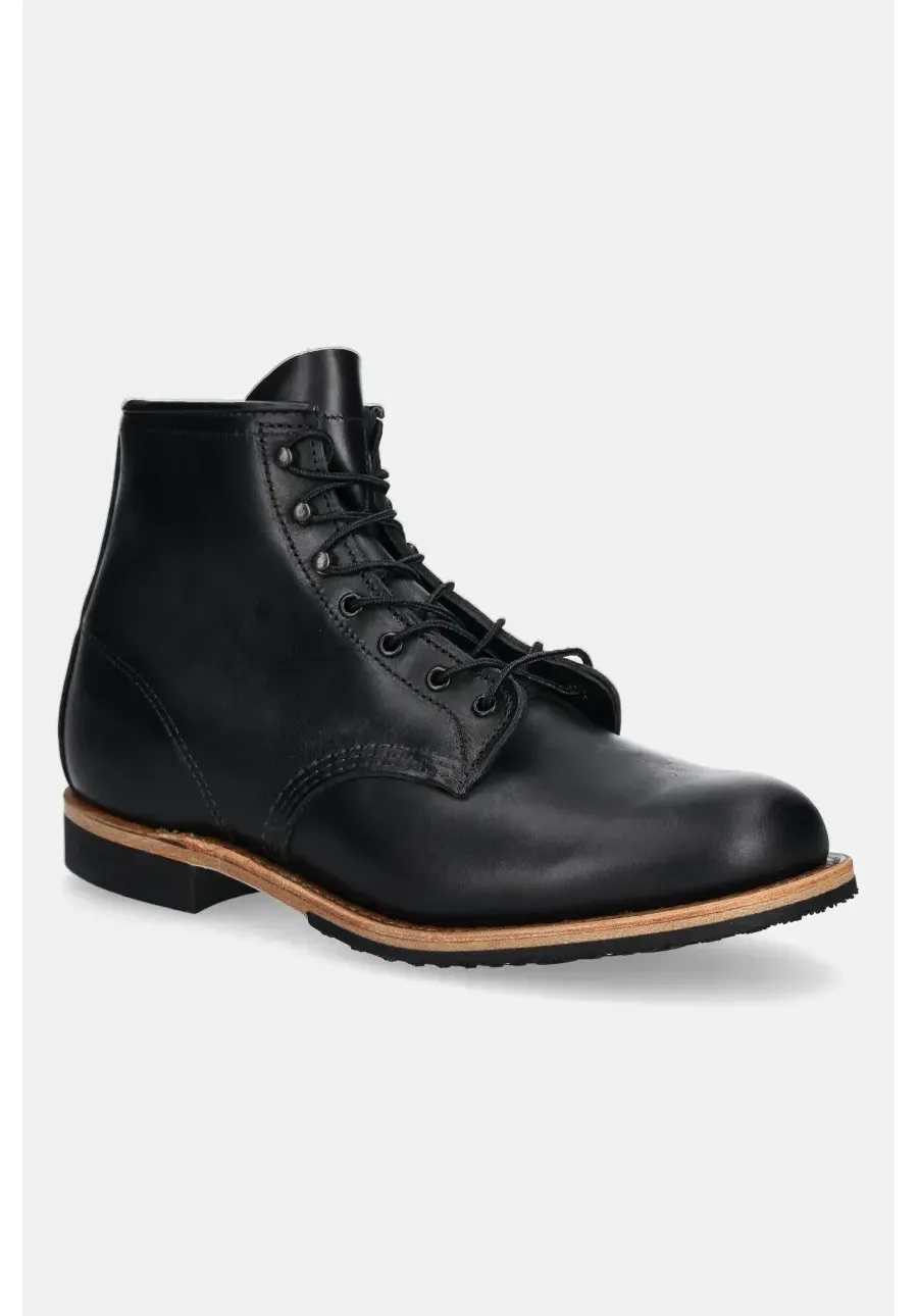 obrazek 1 Red Wing trzewiki skórzane Beckman męskie kolor czarny 9423
